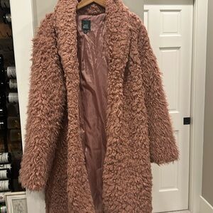 Wild Fable Pink Sherpa Jacket